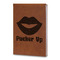 Lips (Pucker Up) Leatherette Journal - Large - Double Sided