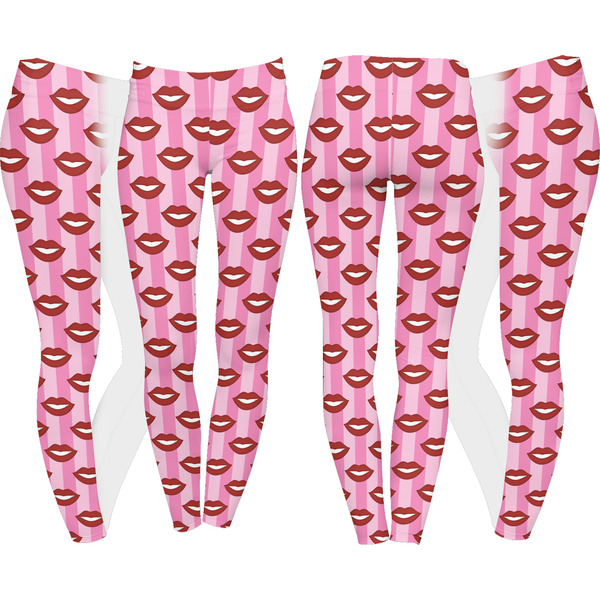 Lips (Pucker Up) Leggings Turn Around - Apvl