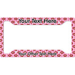 Lips (Pucker Up) License Plate Frame - Style A