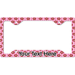 Lips (Pucker Up) License Plate Frame - Style C