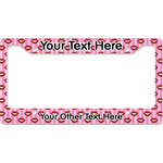 Lips (Pucker Up) License Plate Frame - Style B