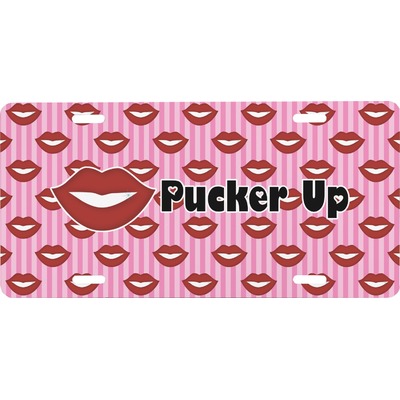 Lips (Pucker Up) Front License Plate