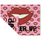 Lips (Pucker Up) Double-Sided Linen Placemat - Single