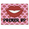 Lips (Pucker Up) Linen Placemat - Front