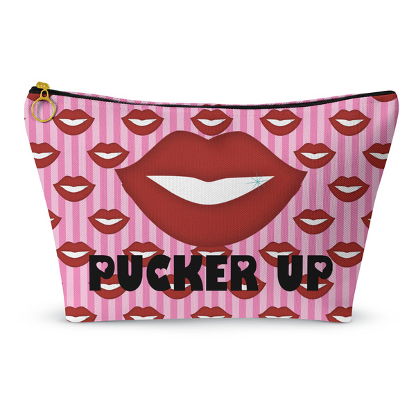 Custom Lips (Pucker Up) Makeup Bag - Large - 12.5"x7"