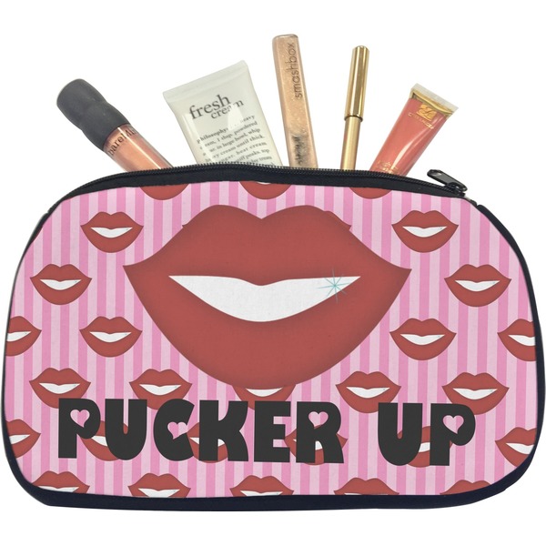 Custom Lips (Pucker Up) Makeup / Cosmetic Bag - Medium