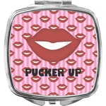 Lips (Pucker Up) Compact Makeup Mirror