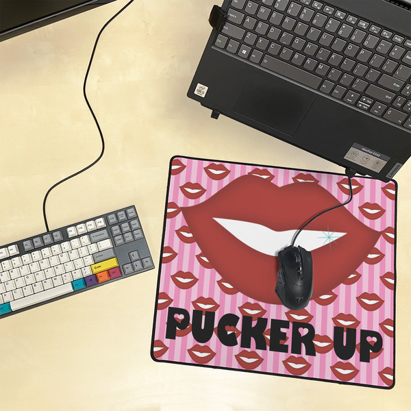 Lips (Pucker Up) Medium Gaming Mats - LIFESTYLE