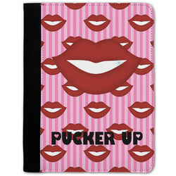 Lips (Pucker Up) Notebook Padfolio - Medium