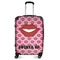 Lips (Pucker Up) Suitcase - 24" Medium - Checked