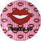 Lips (Pucker Up) Melamine Plate 8 inches