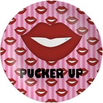 Lips (Pucker Up) Melamine Plate