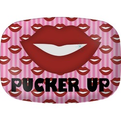 Lips (Pucker Up) Melamine Platter