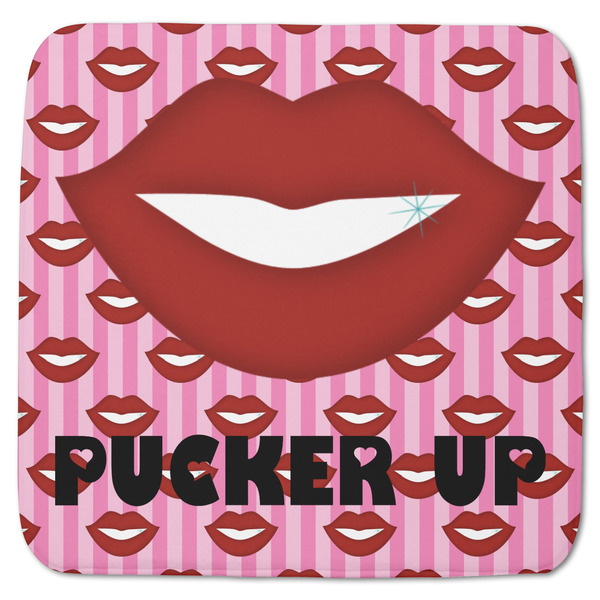 Custom Lips (Pucker Up) Memory Foam Bath Mat - 48"x48"