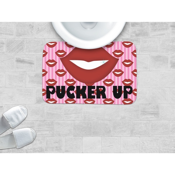 Lips (Pucker Up) Memory Foam Bath Mat - LIFESTYLE