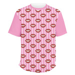Lips (Pucker Up) Men's Crew T-Shirt