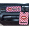 Lips (Pucker Up) Metal Luggage Tag & Handle Wrap - In Context