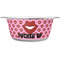 Lips (Pucker Up) Stainless Steel Dog Bowl - Large