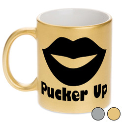 Lips (Pucker Up) Metallic Mug