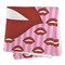 Lips (Pucker Up) Microfiber Dish Rag - FOLDED (square)