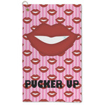 Lips (Pucker Up) Microfiber Golf Towel