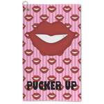 Lips (Pucker Up) Microfiber Golf Towel