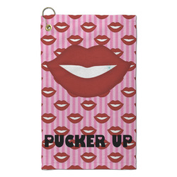 Lips (Pucker Up) Microfiber Golf Towel - Small