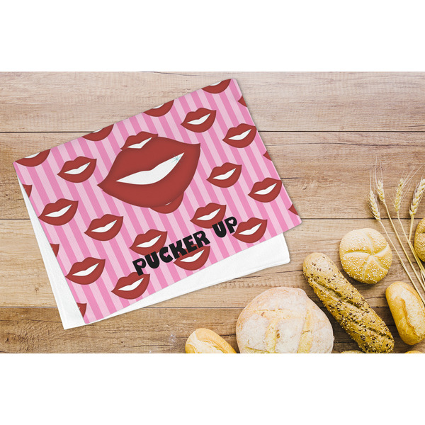 Lips (Pucker Up) Microfiber Kitchen Towel - LIFESTYLE