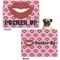 Lips (Pucker Up) Microfleece Dog Blanket - Regular - Front & Back