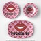 Lips (Pucker Up) Microwave & Dishwasher Safe CP Plastic Dishware - Group