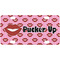 Lips (Pucker Up) Mini / Bicycle License Plate (4 Holes)