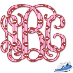 Lips (Pucker Up) Monogram Iron On Transfer - Up to 6"x6"