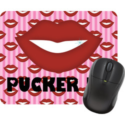 Lips (Pucker Up) Rectangular Mouse Pad