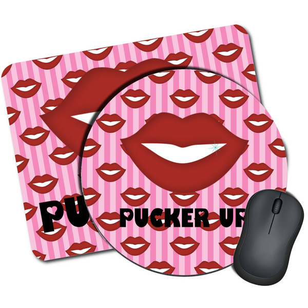 Custom Lips (Pucker Up) Mouse Pad