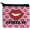 Lips (Pucker Up) Neoprene Coin Purse - Front