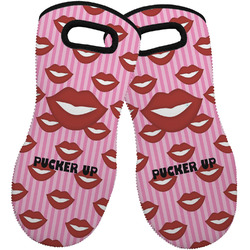 Lips (Pucker Up) Neoprene Oven Mitts - Set of 2