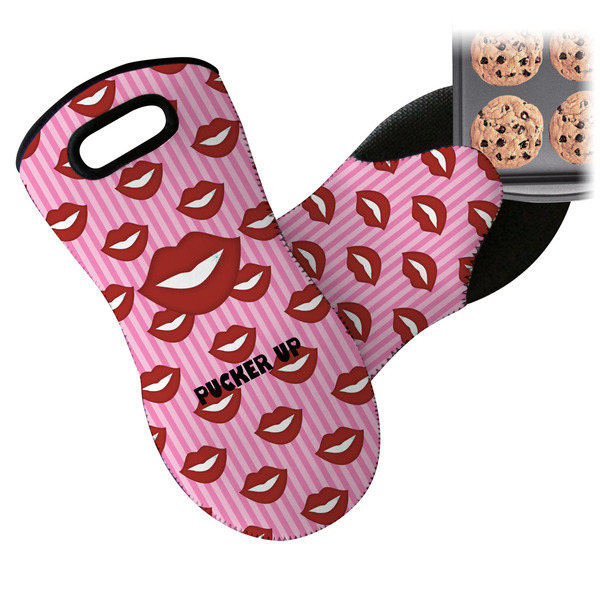 Lips (Pucker Up)  Neoprene Oven Mitt
