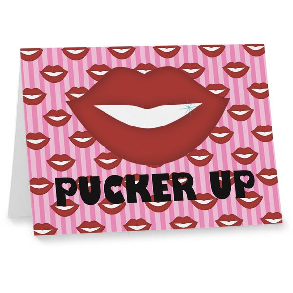 Custom Lips (Pucker Up) Note cards