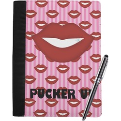Lips (Pucker Up) Notebook Padfolio - Large