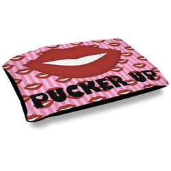 Lips (Pucker Up) Outdoor Dog Bed - Large