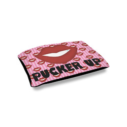 Lips (Pucker Up) Outdoor Dog Bed - Small