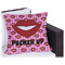 Lips (Pucker Up) Outdoor Pillow - 16"
