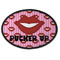 Lips (Pucker Up) Oval Patch