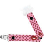 Lips (Pucker Up) Pacifier Clip