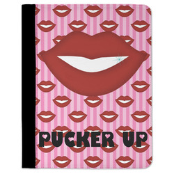 Lips (Pucker Up) Padfolio Clipboard - Large