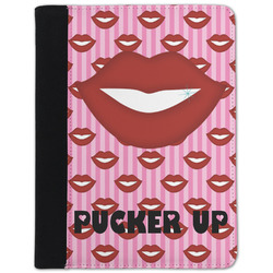 Lips (Pucker Up) Padfolio Clipboard - Small