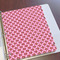Lips (Pucker Up) Page Dividers - Set of 5 - In Context
