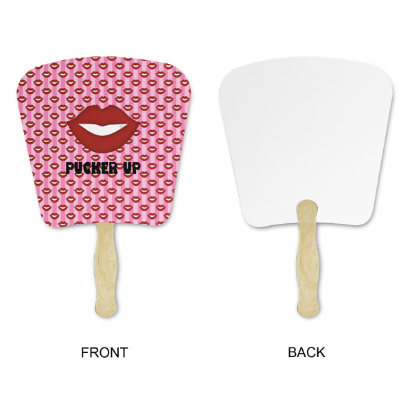 Lips (Pucker Up) Paper Fans - Approval
