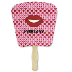 Lips (Pucker Up) Paper Fan