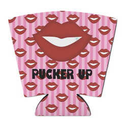 Lips (Pucker Up) Party Cup Sleeve - with Bottom